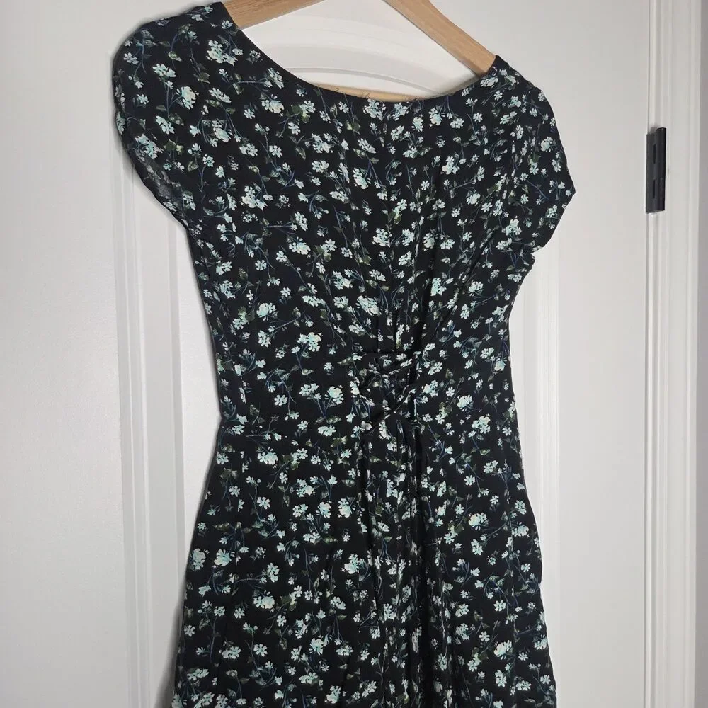 Mudd Juniors Mini Dress With Tie Back and Pockets Size Small - Picture 6 of 8